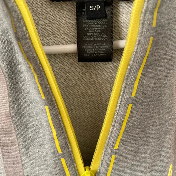 Marc By Marc Jacobs Sweatshirt Like Hooded Short Sleeves Dress Small - Picture 3 of 7